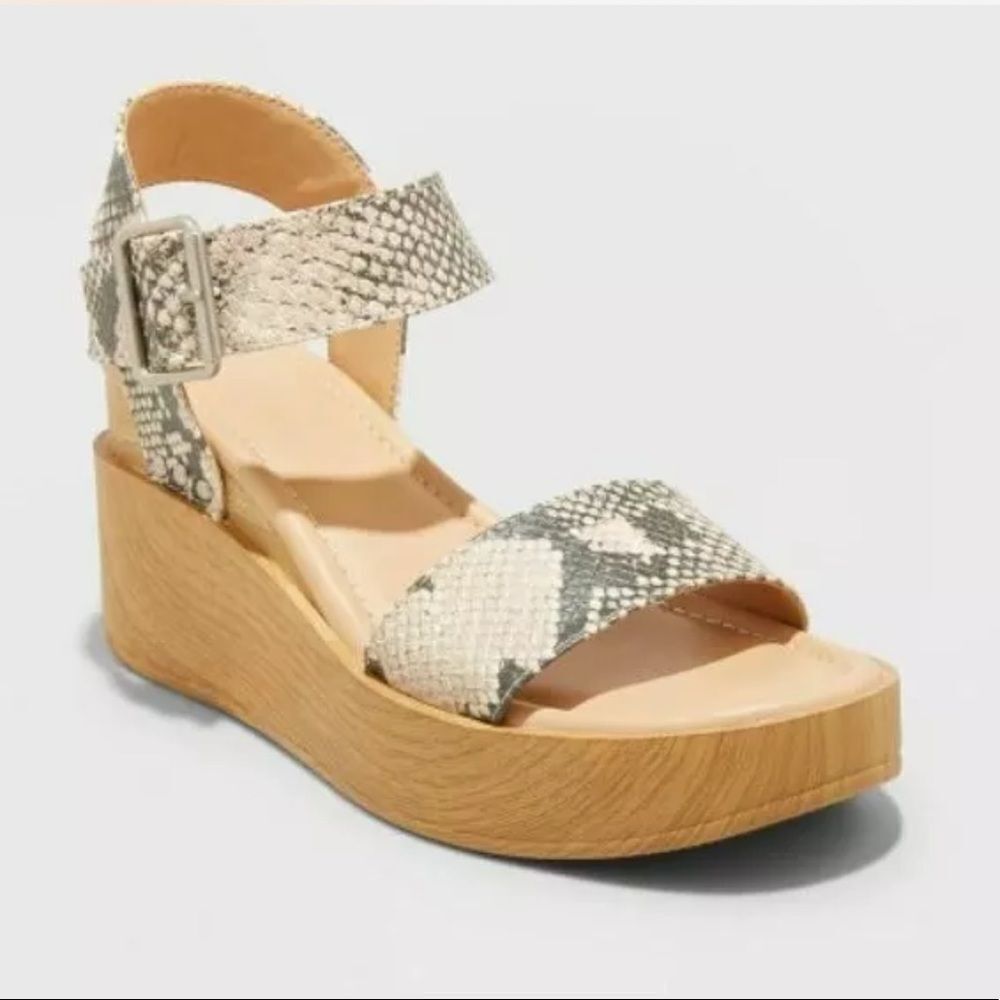 Universal Thread Gray Snake Ember Platform NWT - image 1